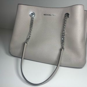 Michael Kors Teagan Gray Long Drop Satchel
